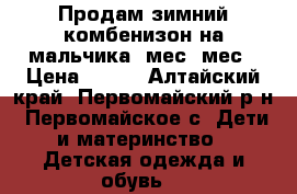 Продам зимний комбенизон на мальчика 3мес-7мес › Цена ­ 500 - Алтайский край, Первомайский р-н, Первомайское с. Дети и материнство » Детская одежда и обувь   